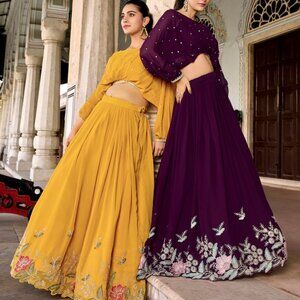 GEORGETTE CO-ORD SET LEHENGA